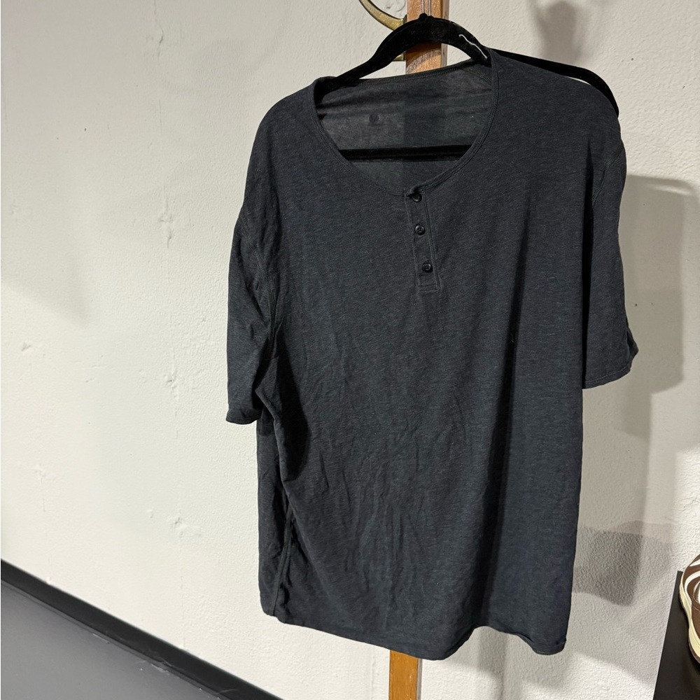 lululemon athletica Charcoal Button Down Shirt